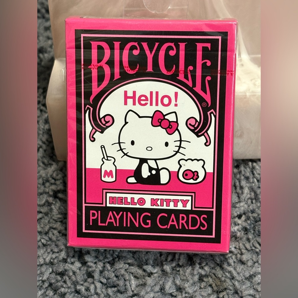 NWT deck of cards that are the theme of Hello Kitty